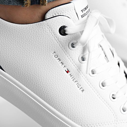 Baskets Hi Vulcan Core Low Leather Stripes 4778 White
