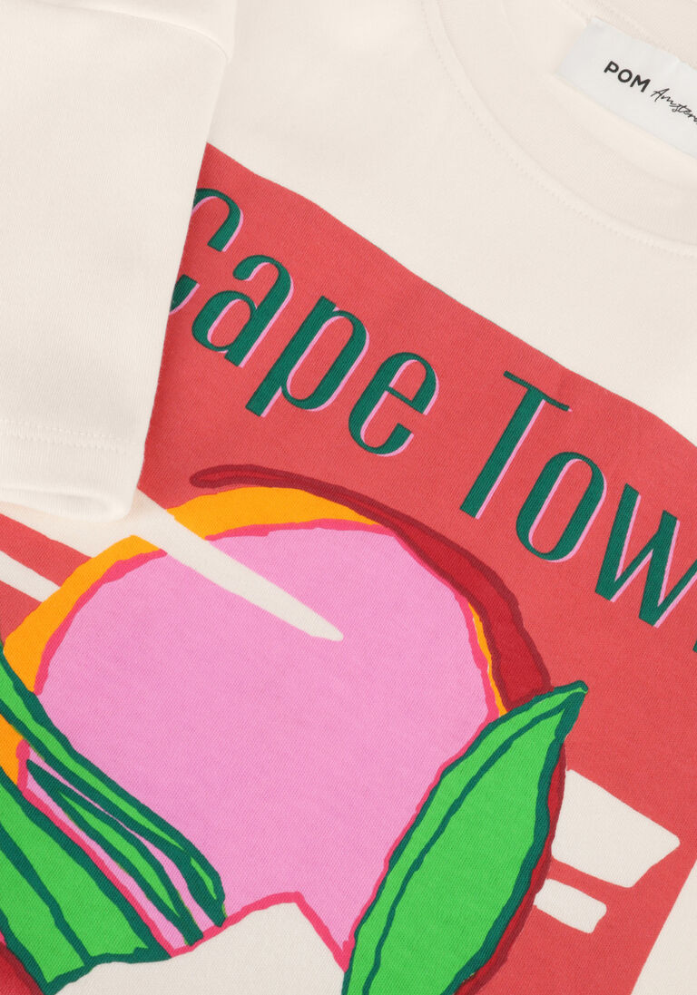 POM AMSTERDAM zand pom amsterdam t-shirt sunset t-shirt