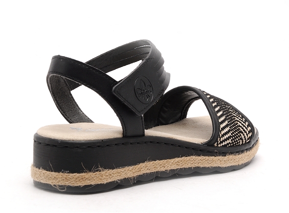 Rieker nu pieds plats femme 61764 noir