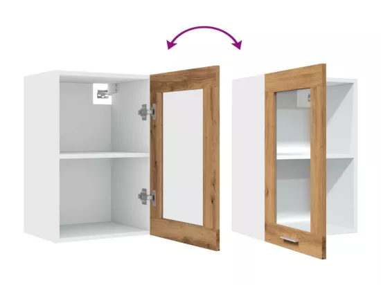 Armoire vitrée suspendue 