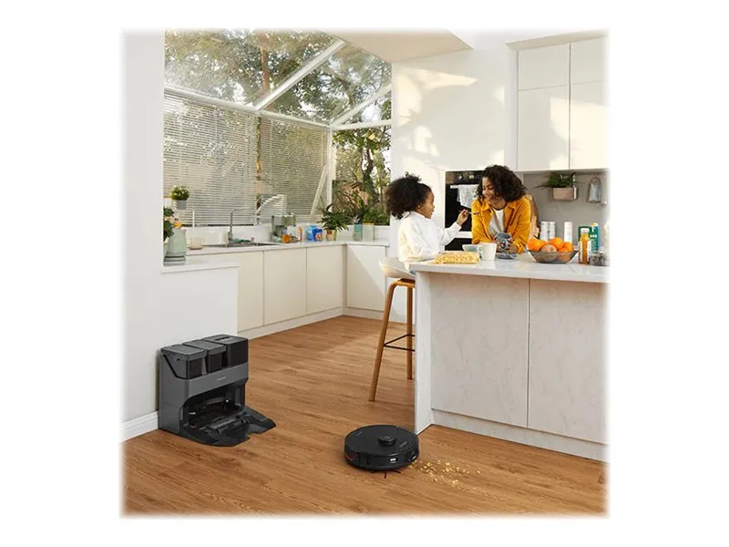 [OUTLET] - Roborock S7 MaxV Ultra - Støvsuger - robotstyret - uden pose - 74 W - sort inkluderet oplader