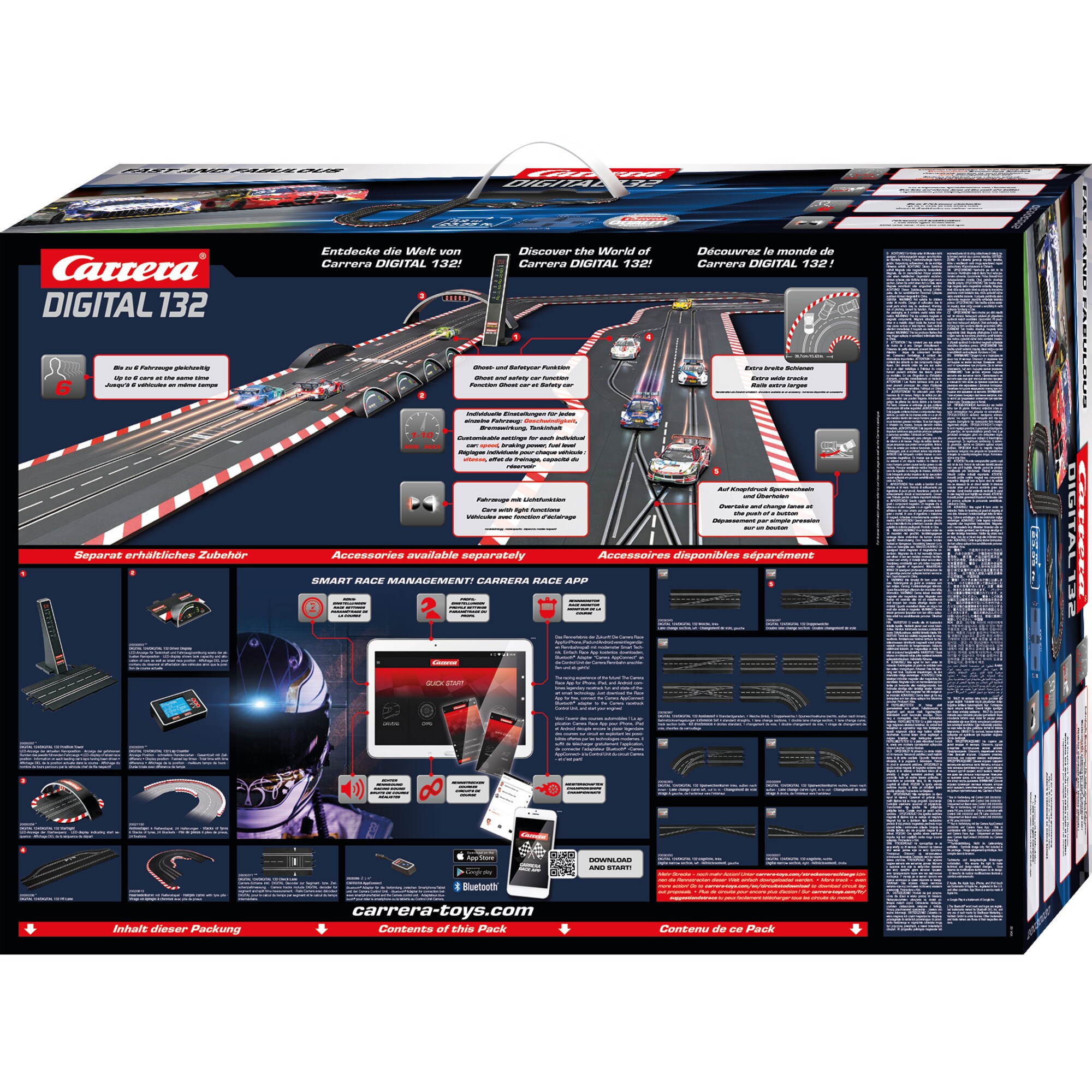 Carrera Rennbahn DIGITAL 132 DTM Fast and Fabulous
