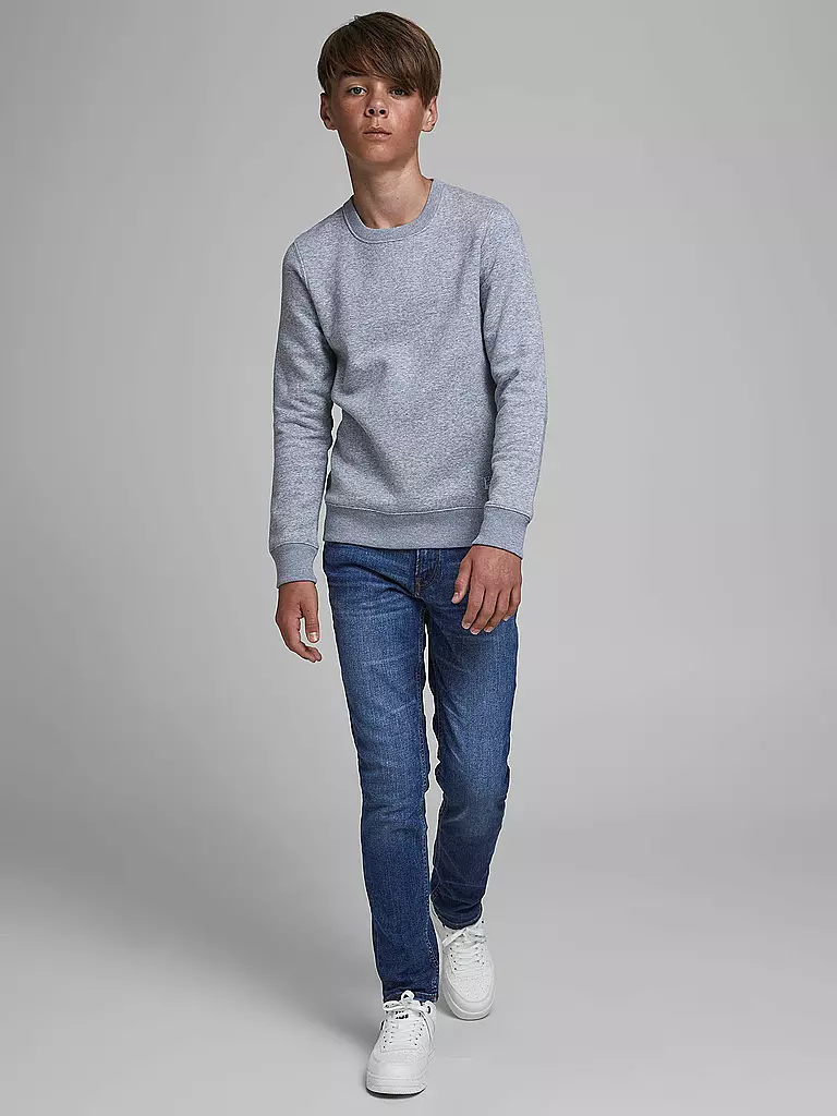 JACK & JONES Jungen Jeans Slim FIt JJIGLENN JJORIGINAL blau
