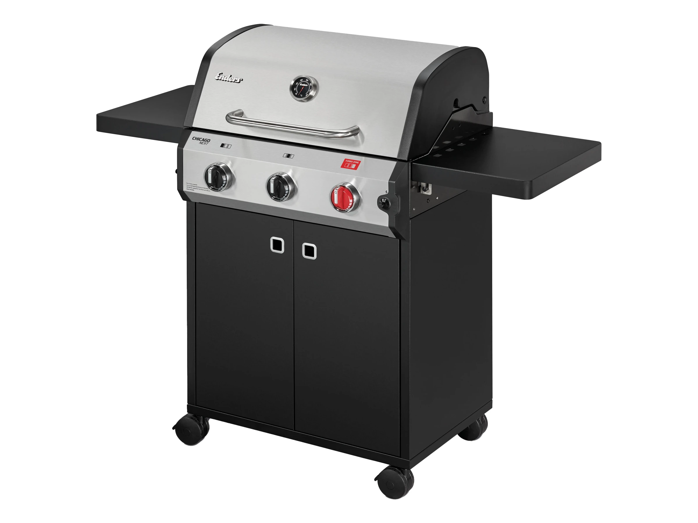 Enders Gasgrill Chicago Next 3 Brenner R Turbo Schwarz-Edelstahl