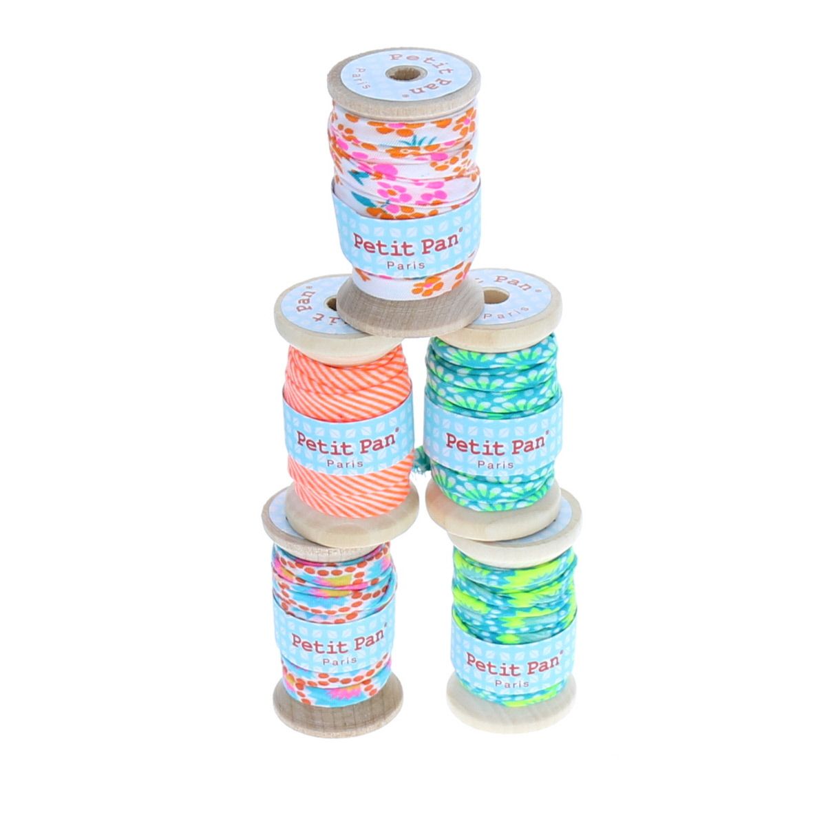 Bobine lien 2,2m Wasabi blanc Petit Pan