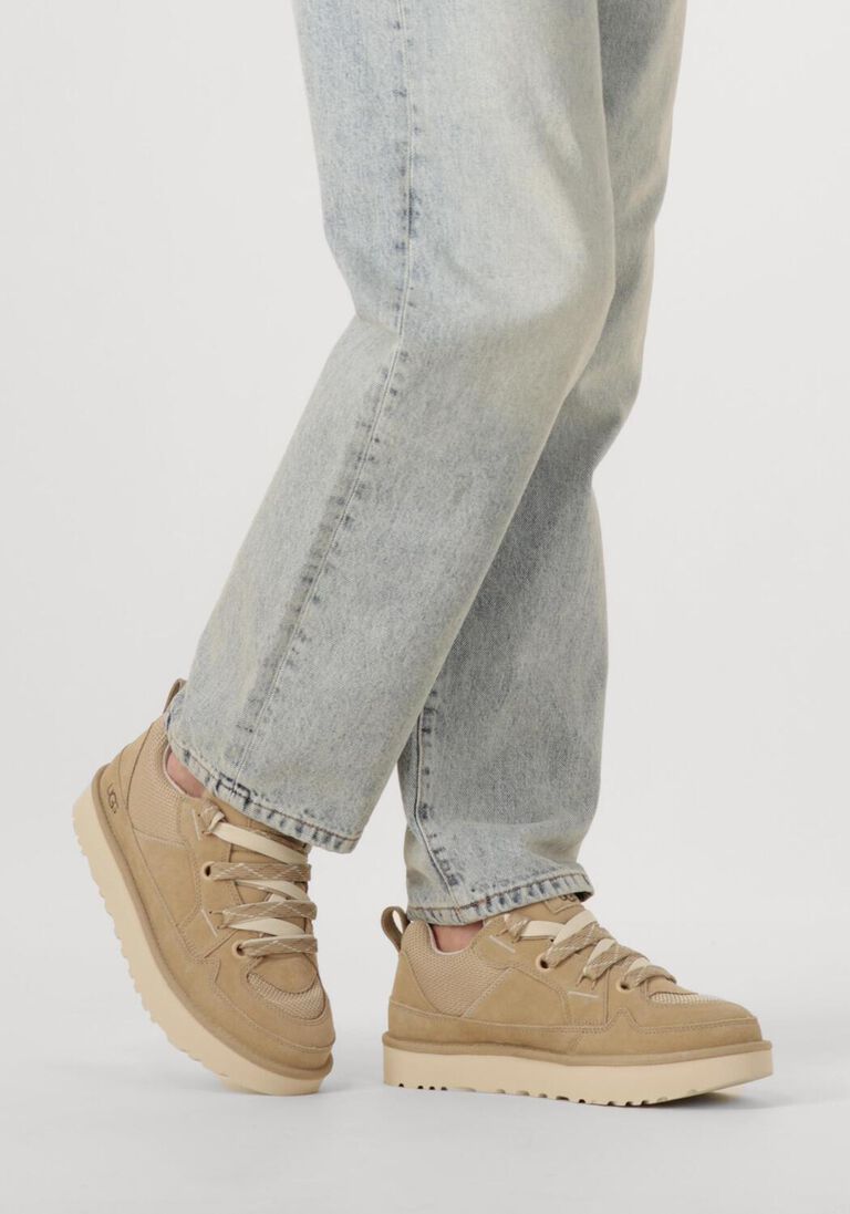 beige ugg lage sneakers m lo lowmel
