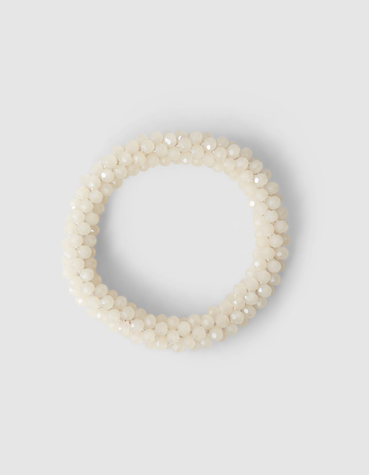 Beaded Armband Gebroken Wit