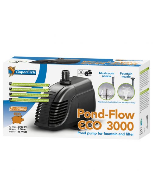 Superfish Pond Flow Eco - Pompen - 3000 l\/h 3000