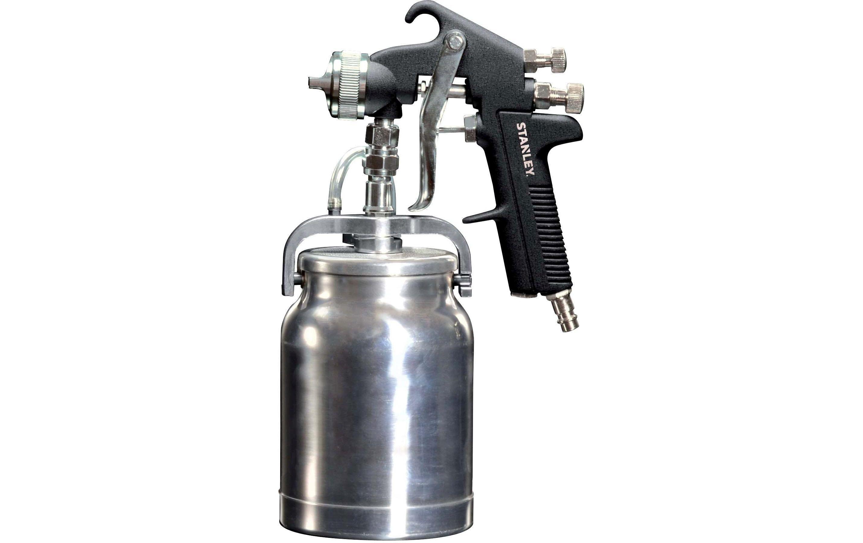 Druckluft-Spritzpistole Professional mit 1 Liter SaugbecherLackierpistole Professional