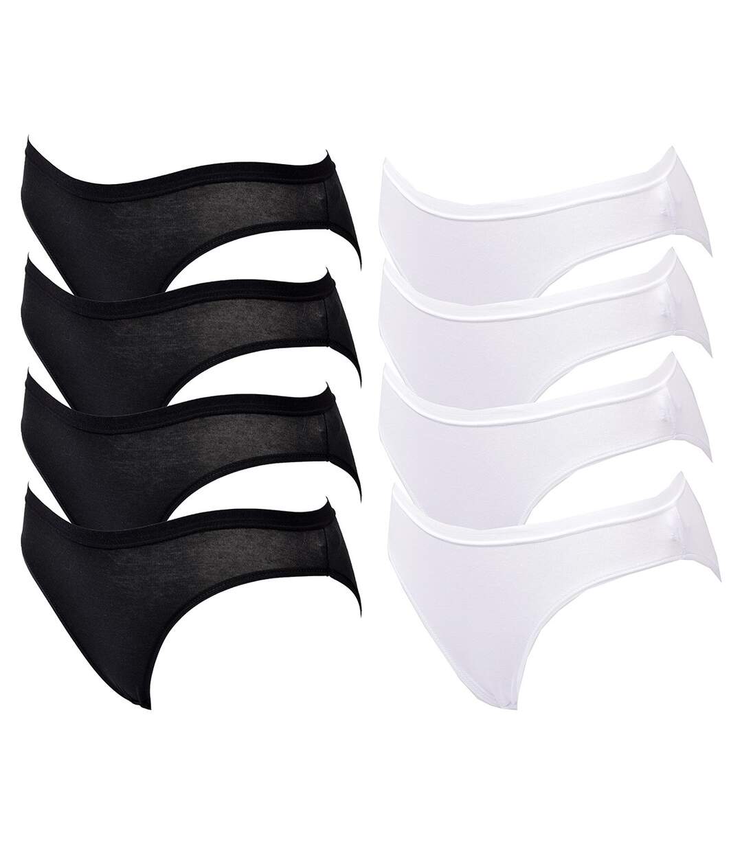 Culottes Femme INFINITIF Pack de 8 Culottes Assorties 0490