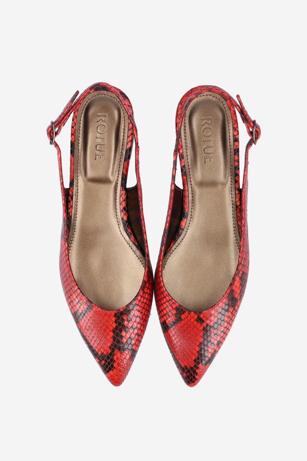 July leather slingbacks