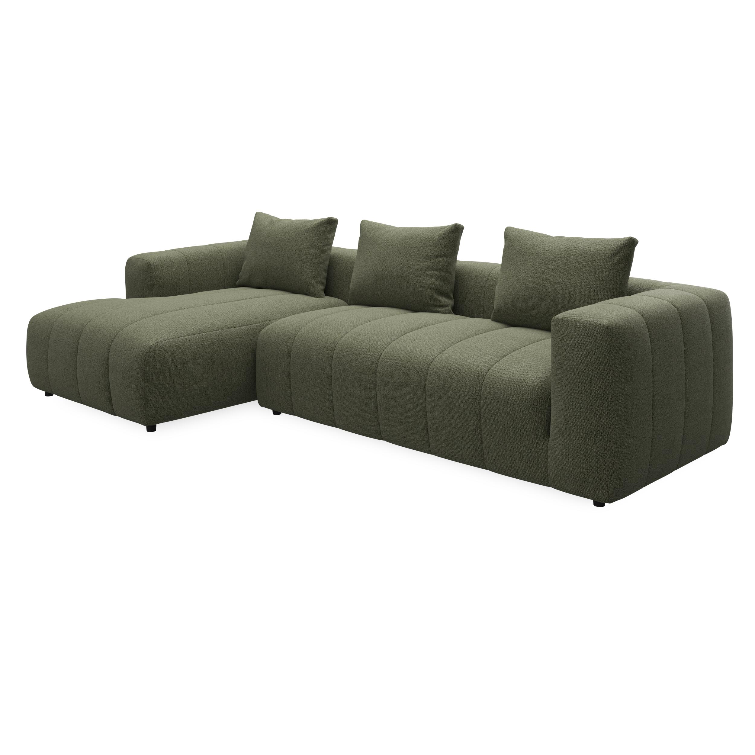 Ingvar venstrevendt sofa med chaiselong