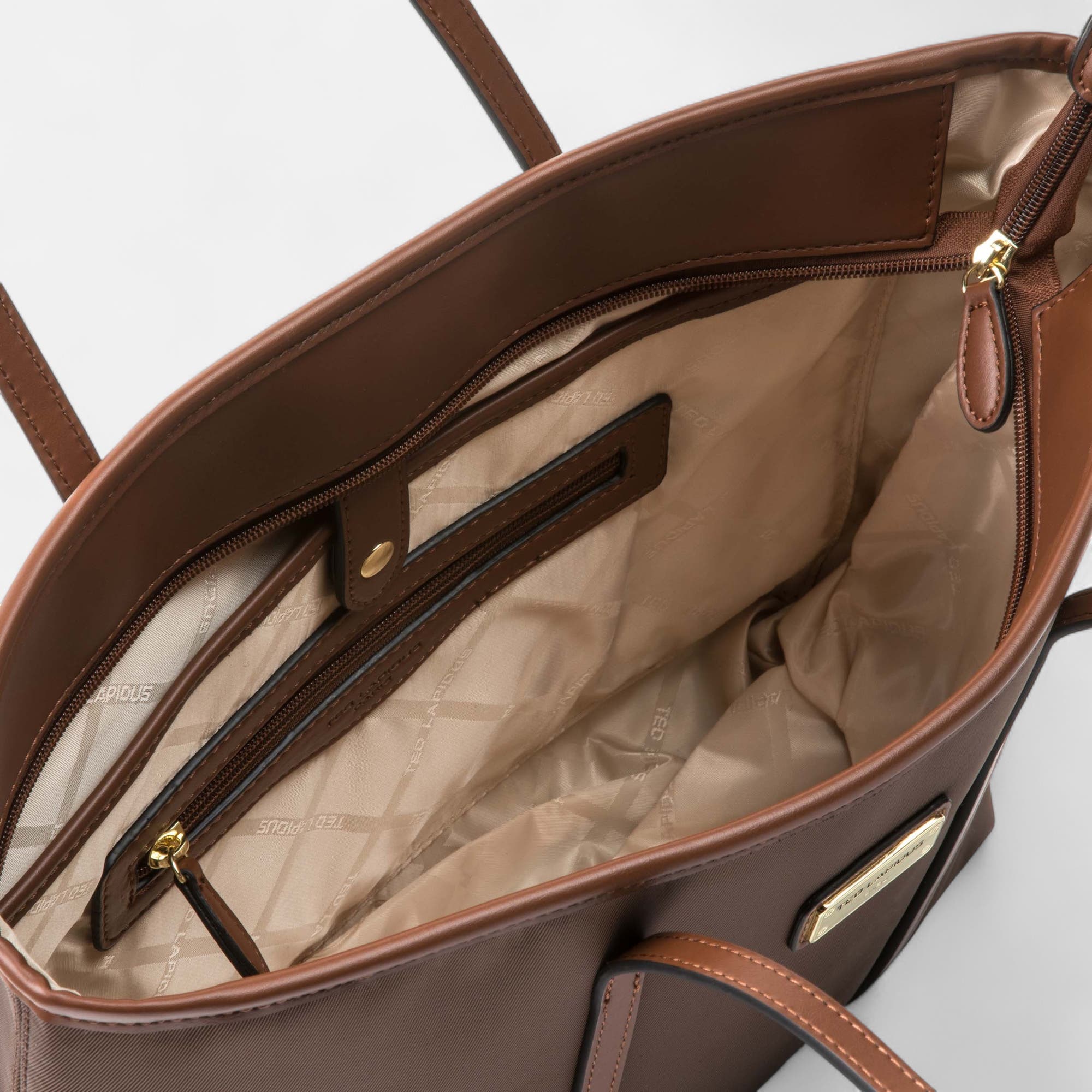 Sac de shopping marron