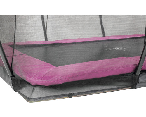 EXIT Silhouette In-Ground Trampoline 305 x 214 cm Roze