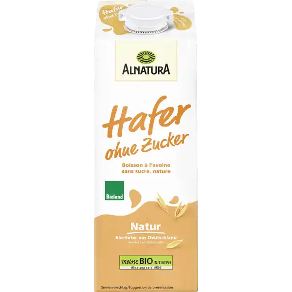 Bio Haferdrink ohne Zucker