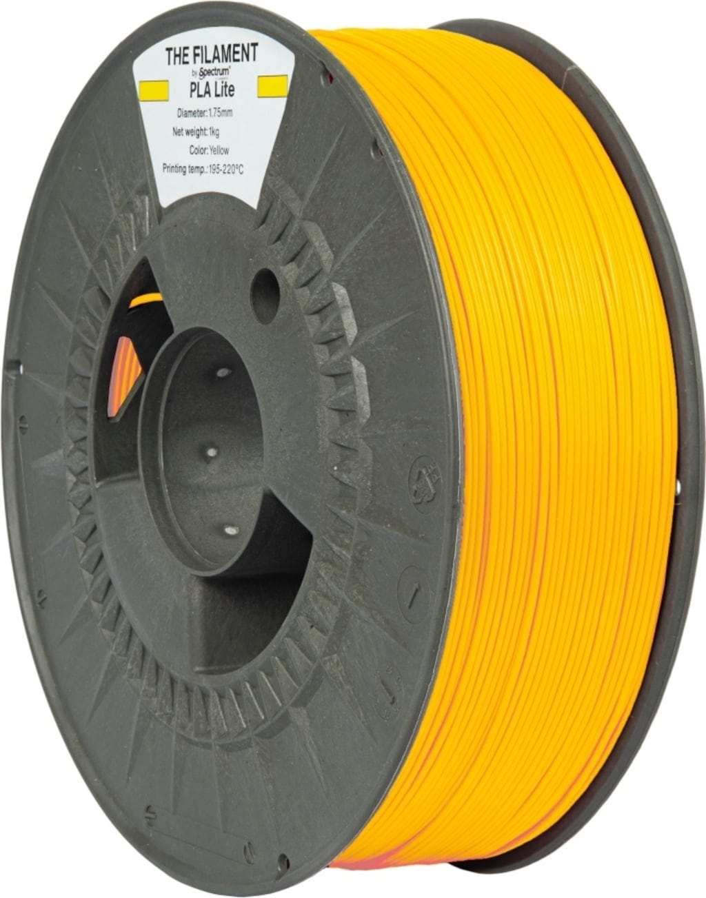 The Filament  PLA Lite Yellow, 1,75 mm / 1000 g    Zuverlässiges PLA Filament für den Alltag in Yellow