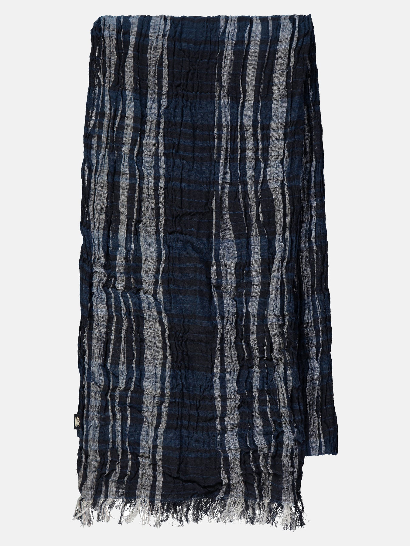 Schal mit Stripe-Check-Muster