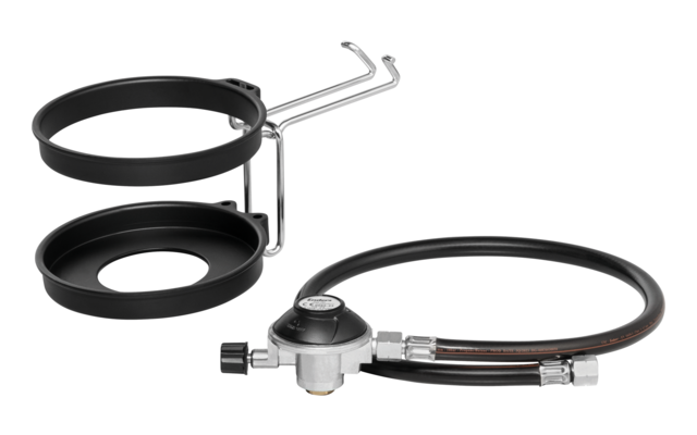 Enders Kartuschenhalter-Set inkl. Gasschlauch und Regler für Gasgrill Urban II / Explorer II