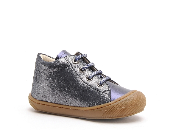Naturino boots bottine bebe cocoon suede glitter bleu