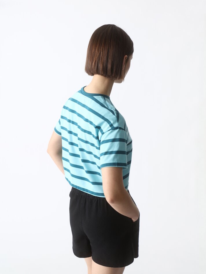 Camiseta cropped do Mickey Mouse ©DS - Azul Marinho