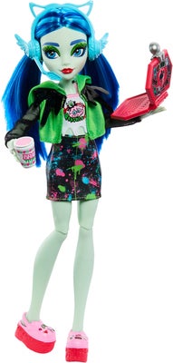 Monster High Skulltimate Secrets Neon Frights Dukke Ghoulia Yelps