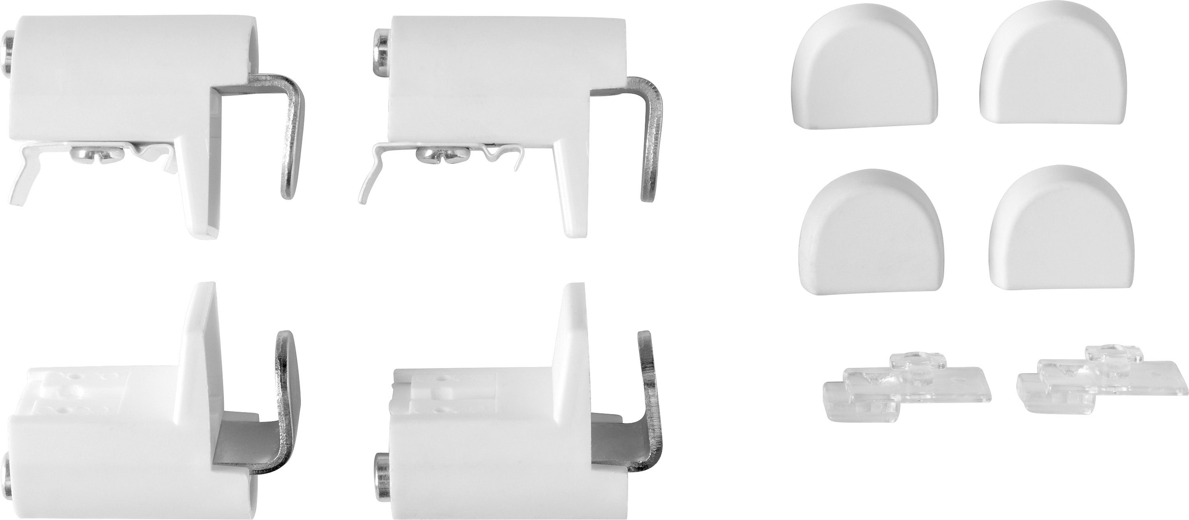 Good Life Klemmhalter für Sichtschutz im Wunschmass, einseitig verschiebbar, Made in Germany