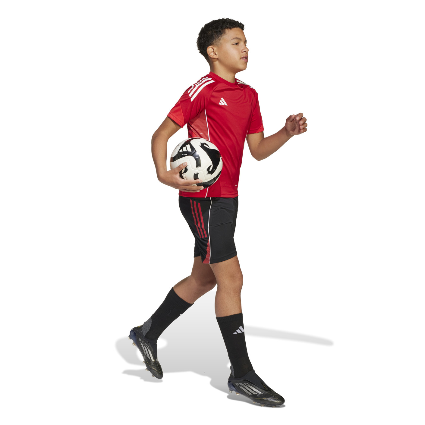 Adidas Tiro 25 Competition Trainingsshirt Kids Rood Wit