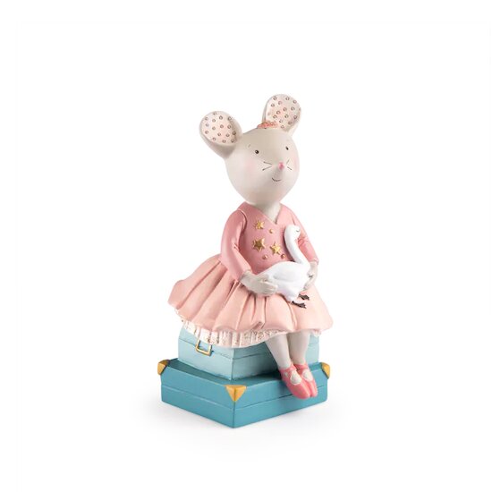 La Petite École de Danse Tirelire Souris   Rose        de               Moulin Roty