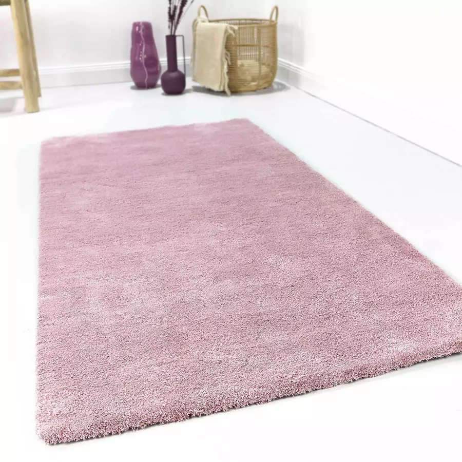 Esprit Hochflorteppich #loft pastell rosa