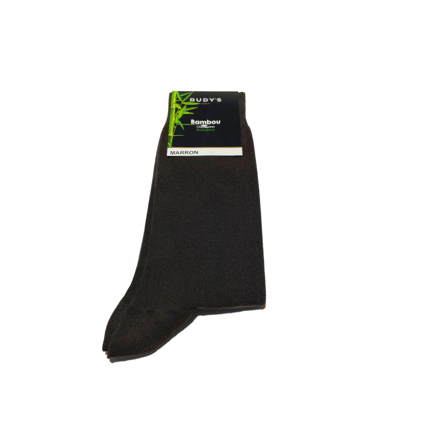 Chaussettes Bambou Marron-Chaussettes bambou