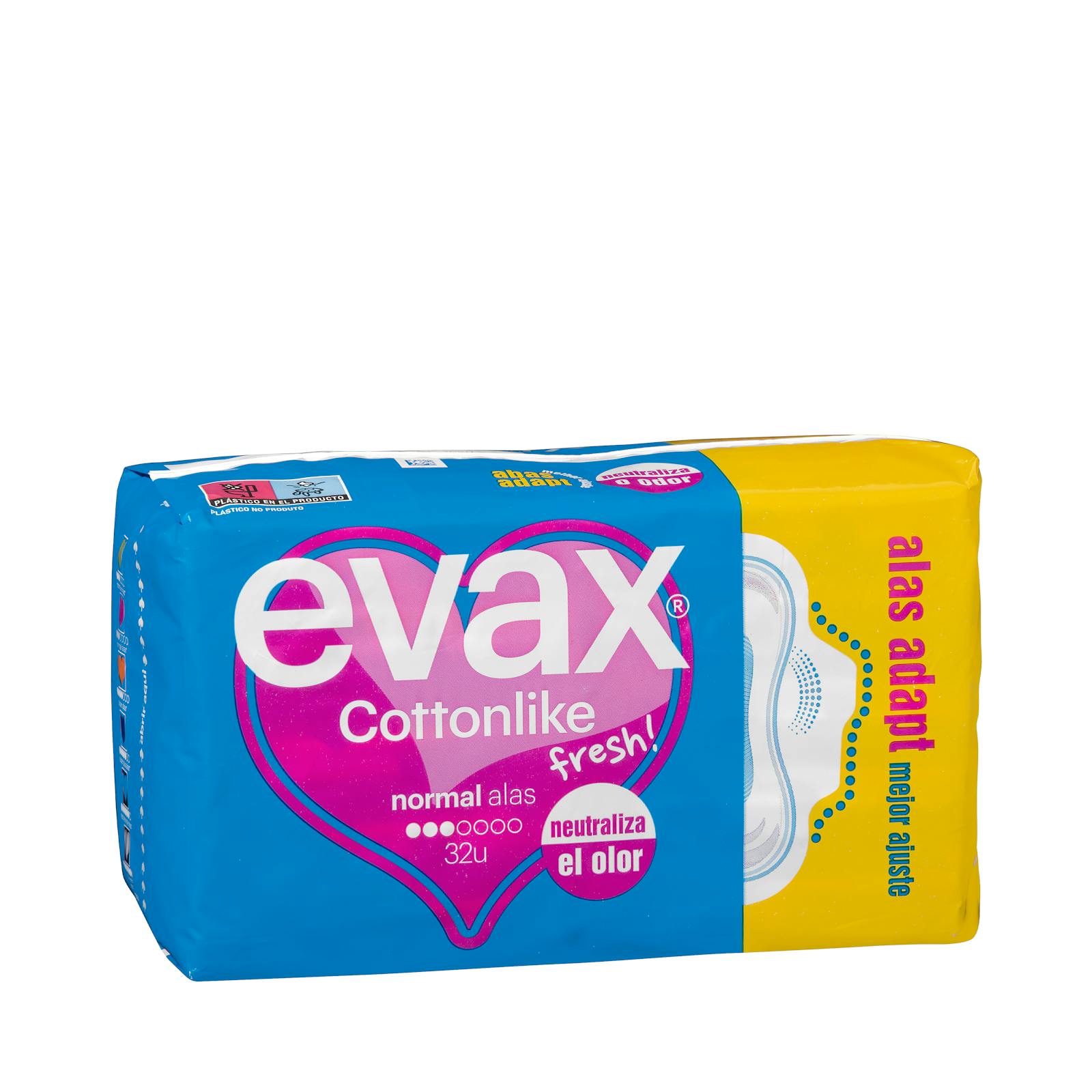 Serviette ailée normale Evax coton comme frais