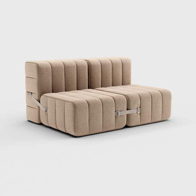 Curt-Set 4 - e.g. Flexibele 2-zitter - Dama - 0029 (Beige | Grijs)