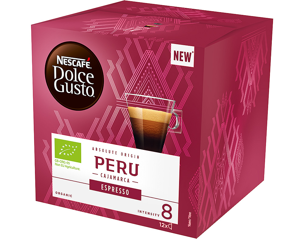CAFÉ DOLCE GUSTO CÁPSULAS PERU BIO 12UN