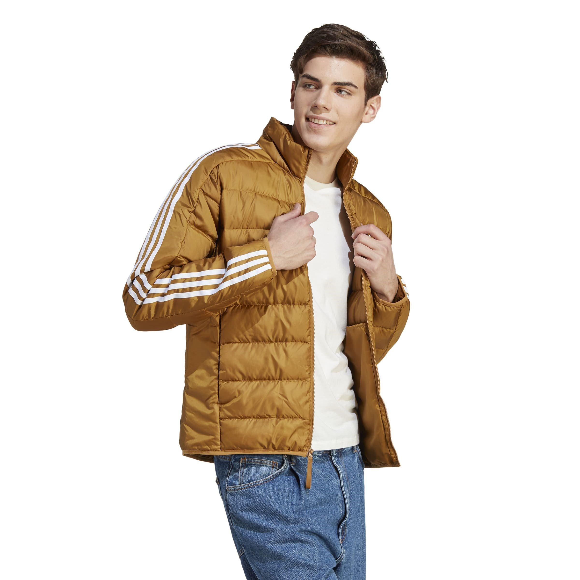 adidas Essentials 3 Stripes Light Down Jacket Mens