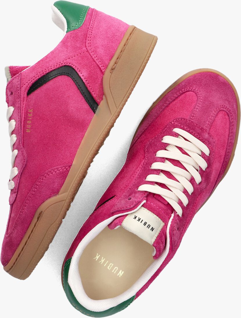 NUBIKK roze nubikk lage sneakers blueberry wing