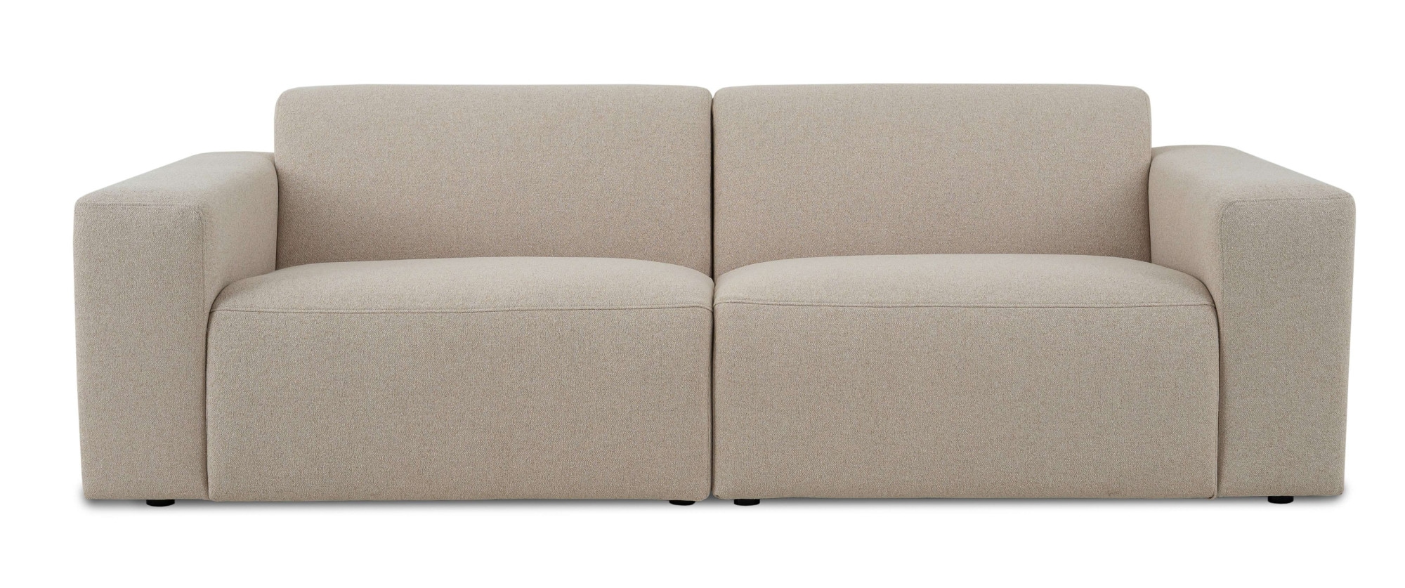 GOODproduct 3-Sitzer »Koa, 228 cm, Modulsofa in Cord, Chenille, Struktur, Webstoff« Designsofa, weicher Lounge-Sitzkomfort, Welleunterfederung, bodentief