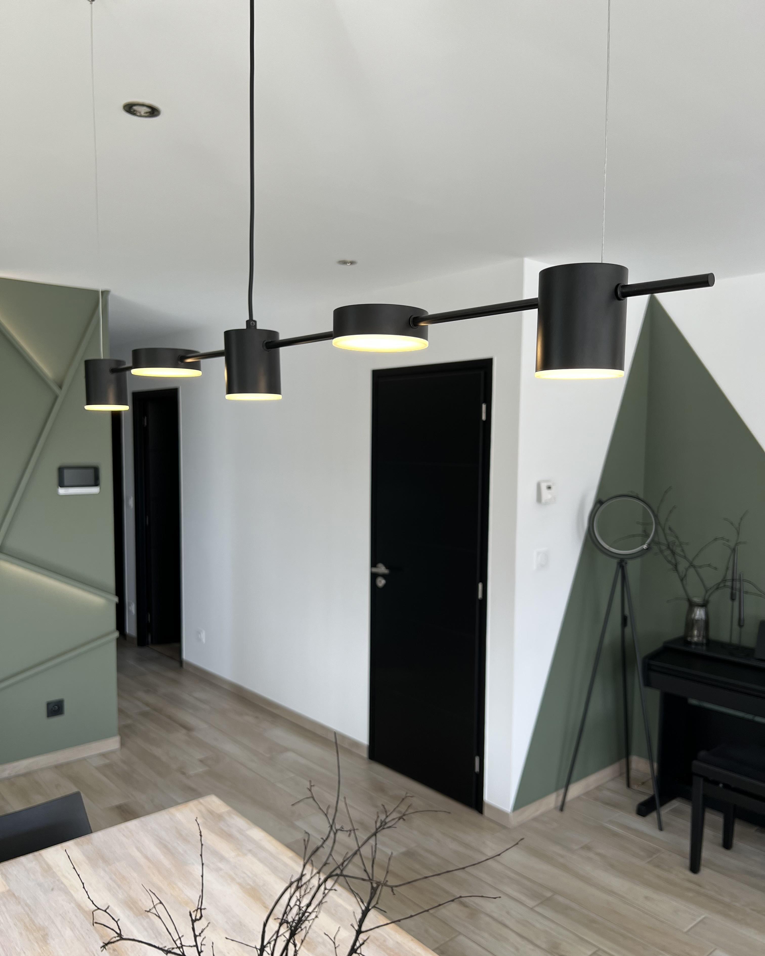 LED hanglamp SESTRA Metaal Zwart