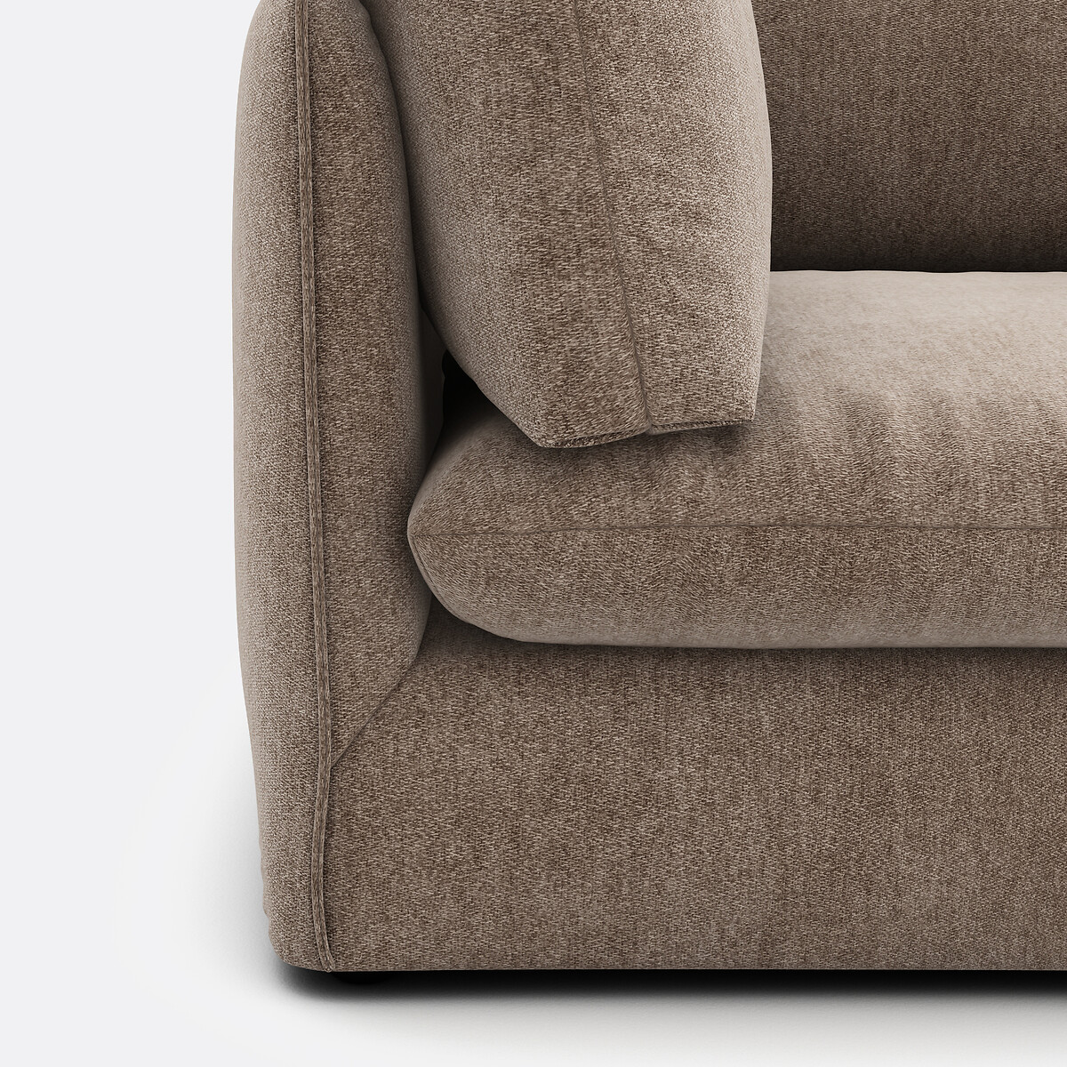 LA REDOUTE INTERIEURS<br>Poltrona XL em tecido misto Malo