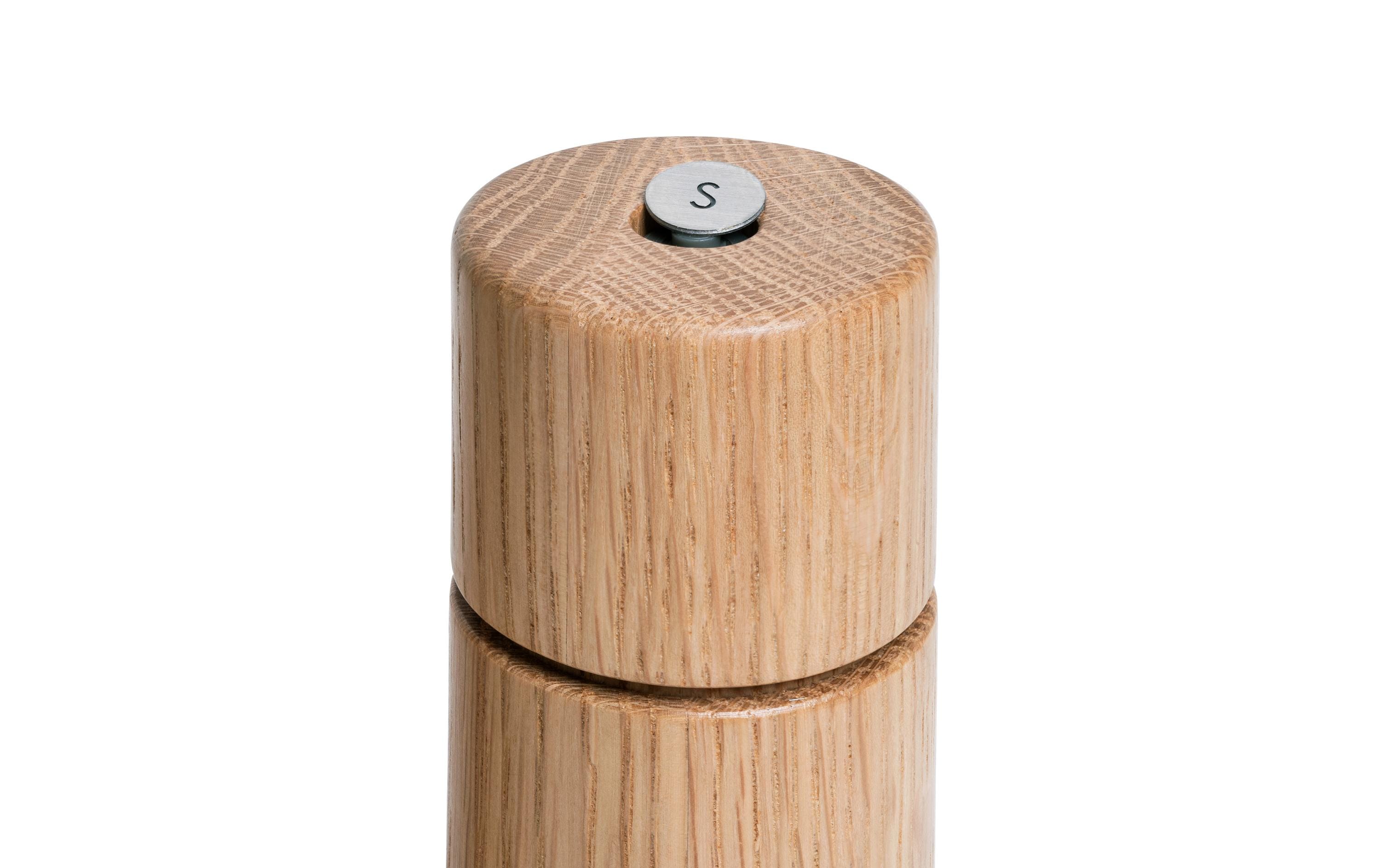 Gewürzmühle Bergen Eiche 12 cm, HellbraunGewürzmühle aus FSC-zertifiziertem Holz