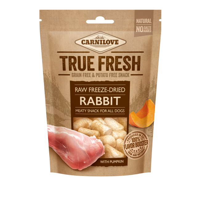 Carnilove True Fresh Raw freeze-dried pour chien