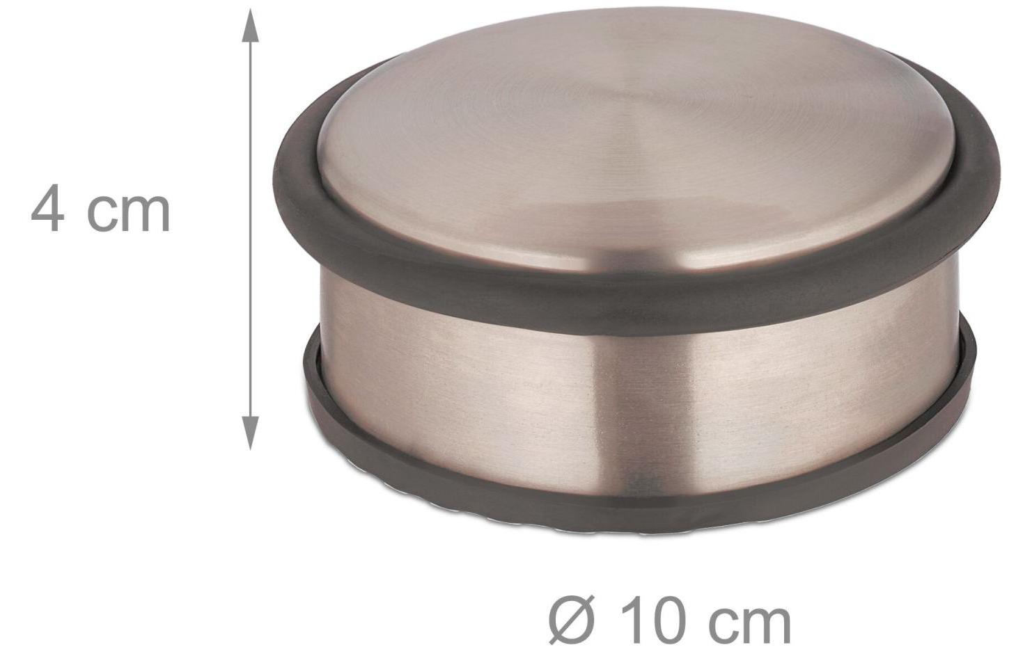 Türsicherung Bronze, 4 x 10 cmTürstopper aus Edelstahl