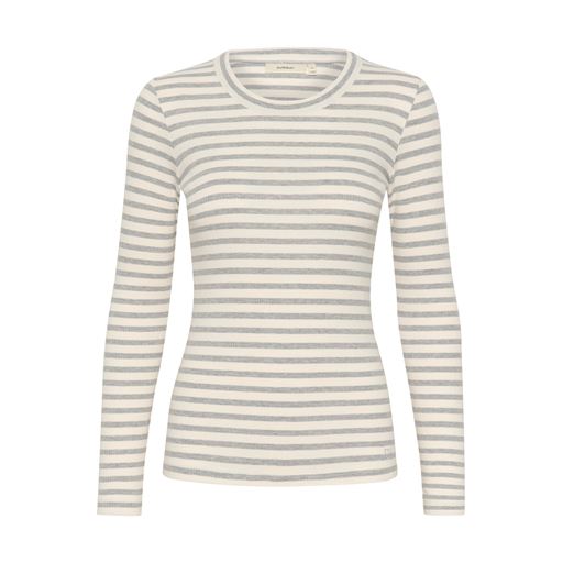 InWear DagnaIW T-shirt, Medium Grey/Whisper White, XXL