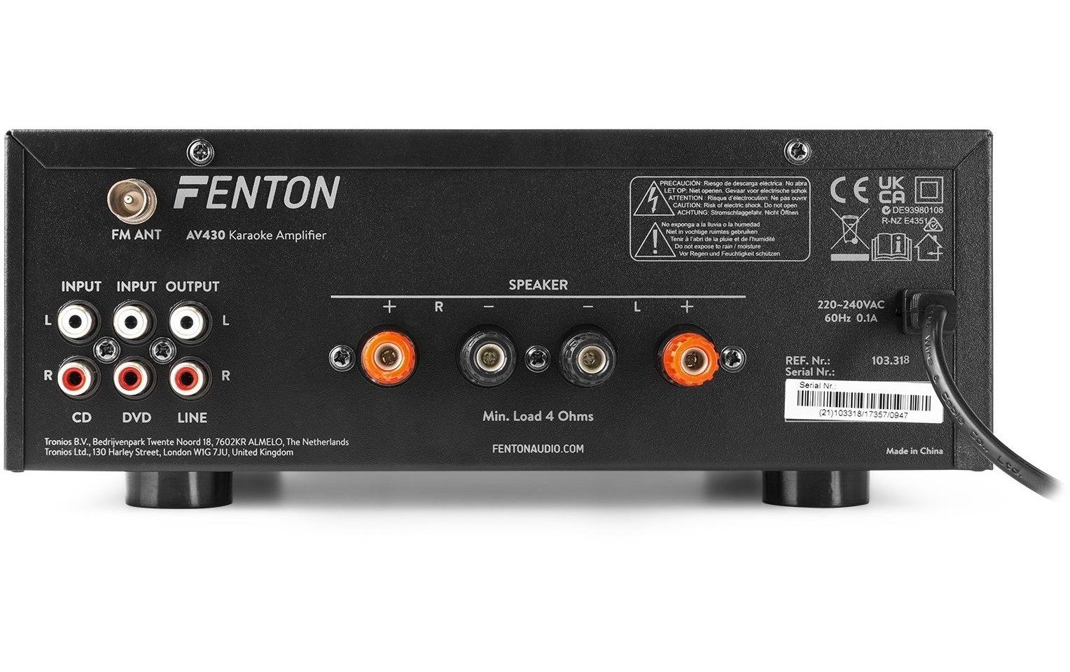Endstufe AV430B2-Kanal-Hochleistungsverstärker mit USB/SD-Media-Player