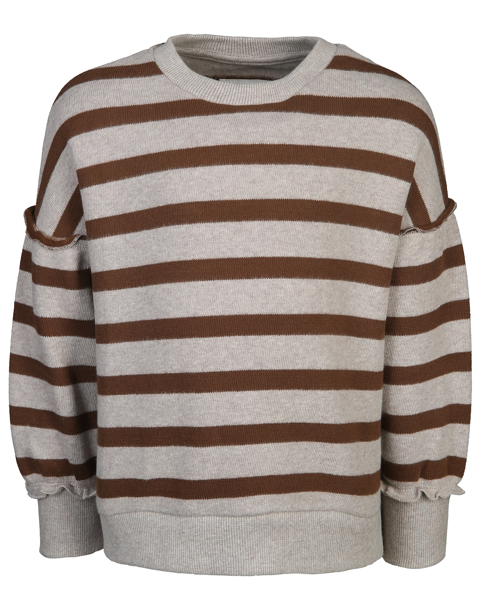 Sweatshirt JERSEY STITCH gestreift in oat