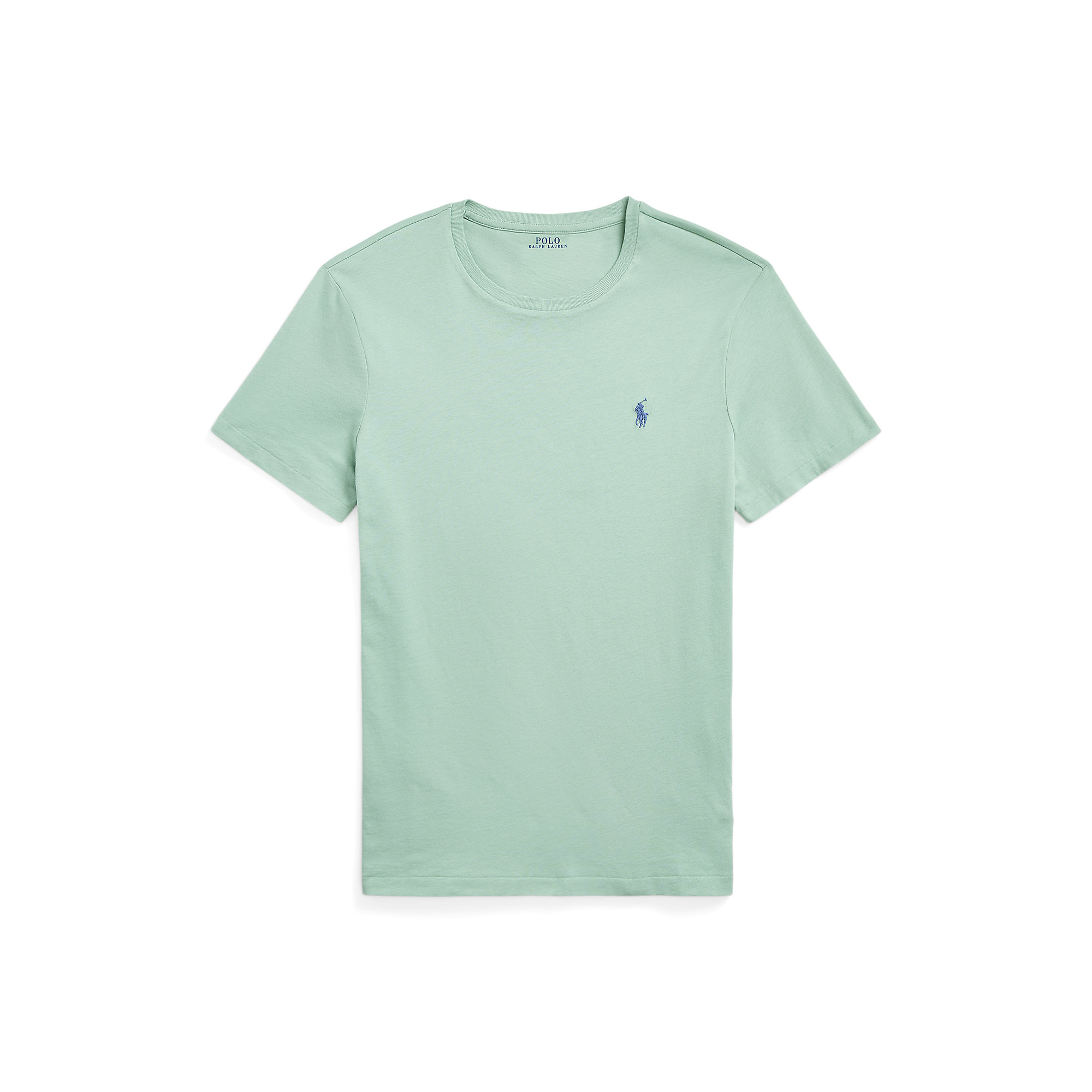 Tee-shirt col rond regular-fit en coton | Vert