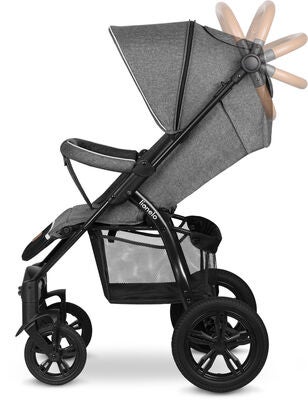Lionelo ANNET TOUR Sportsvogn, Grey Stone