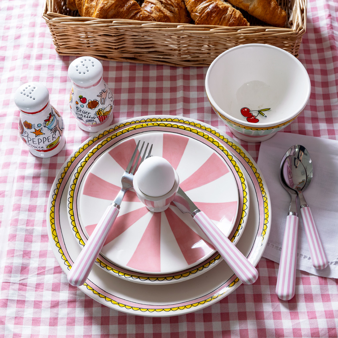 Bestek set Pink