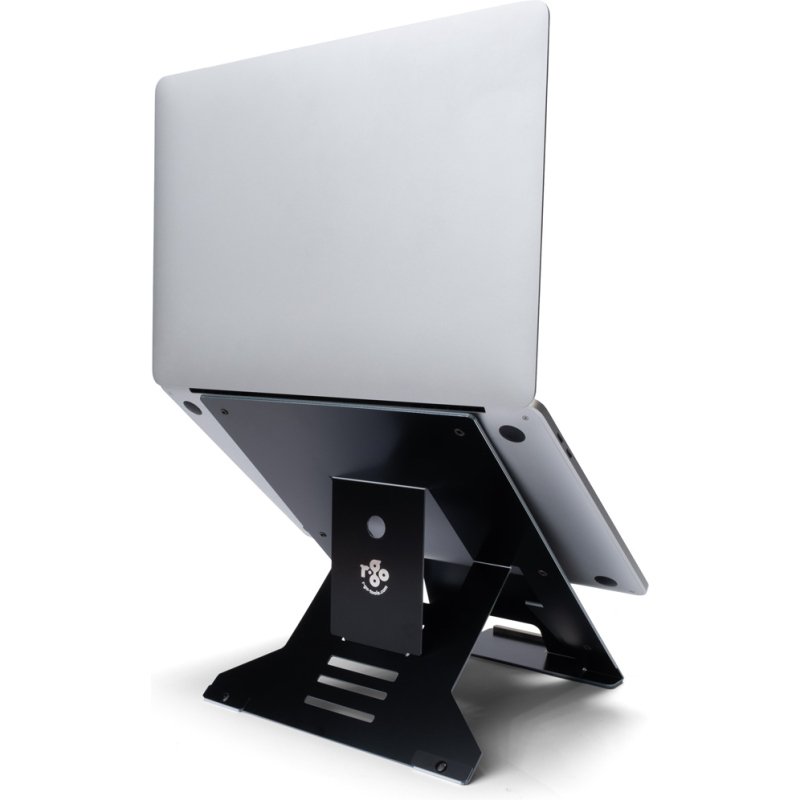 R-Go Tools Support pour ordinateur portable R-Go Riser Document, ergonomique, pliable et réglable avec porte-documents, noir