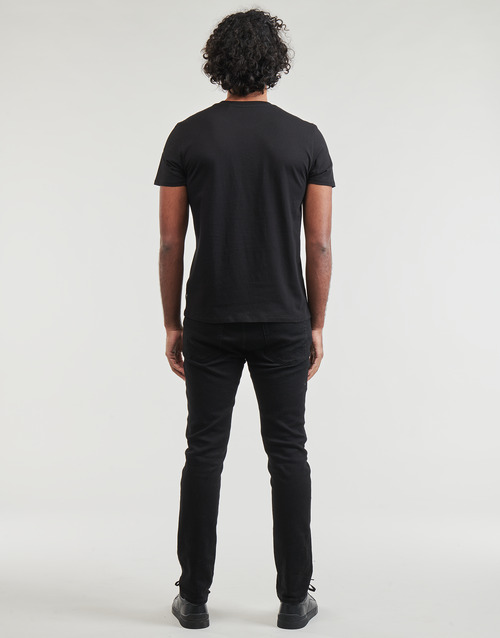 Guess - SS BSC GUESS TRI SCROLL TEE - Noir