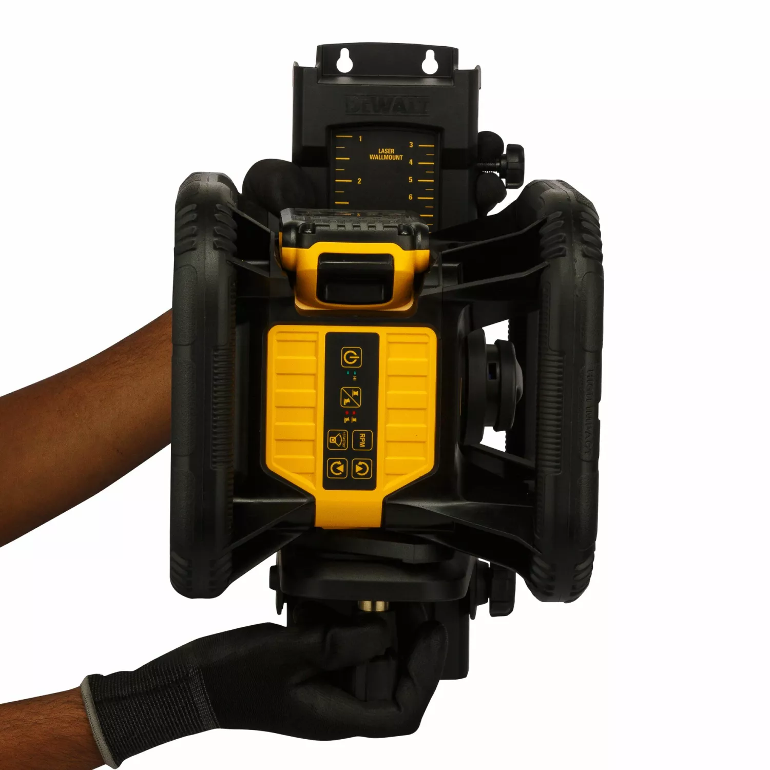 DeWALT DCE074D1R 18V Rotatie laser set incl. ontvanger in koffer - Rood - 45m - IP54